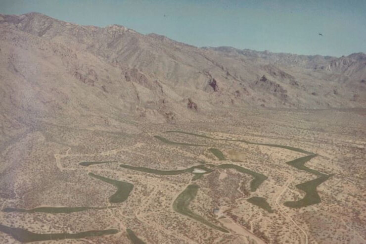 aerial view of the country club circa 1961